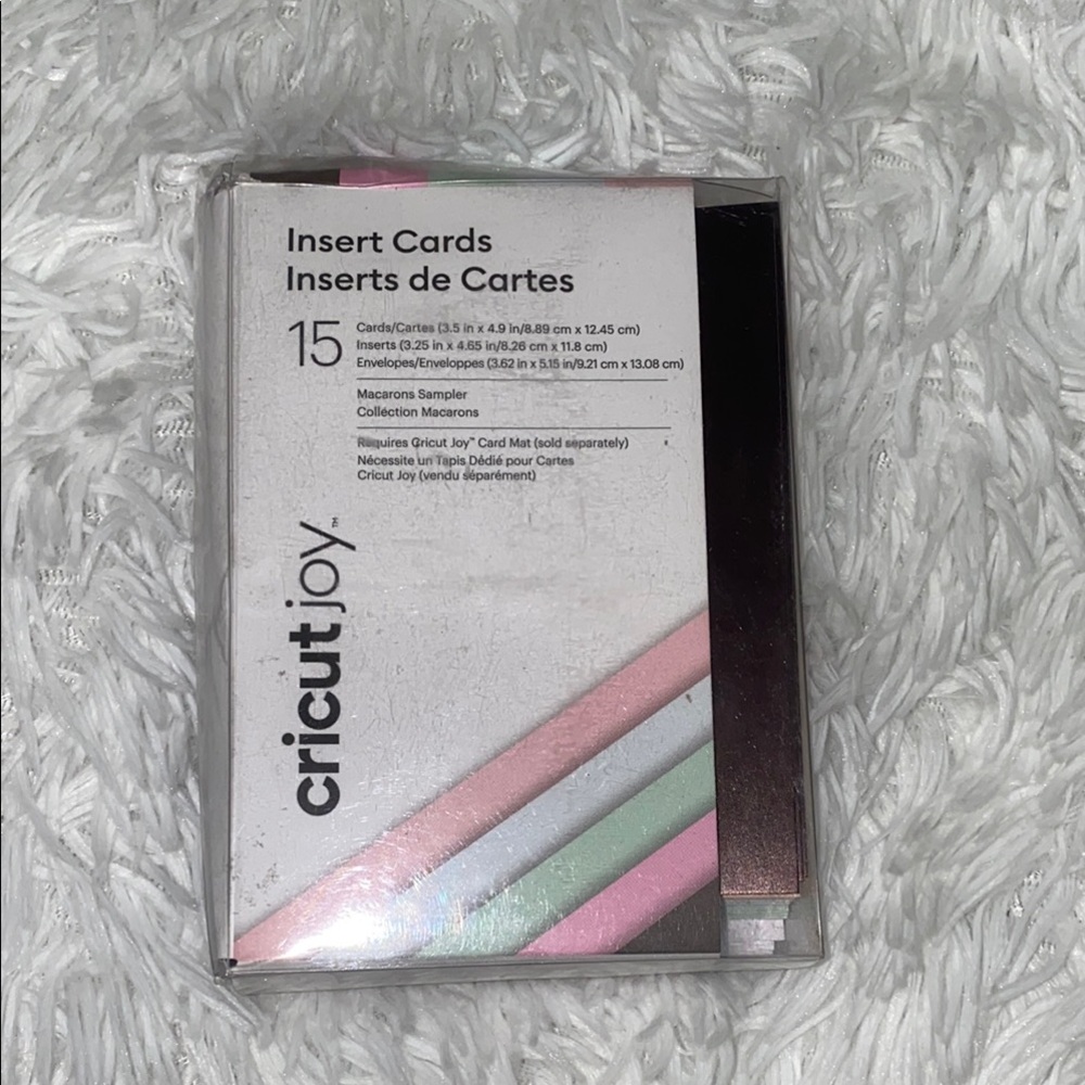 Cricut Joy Insert Cards in Pastel and Metallic Shades